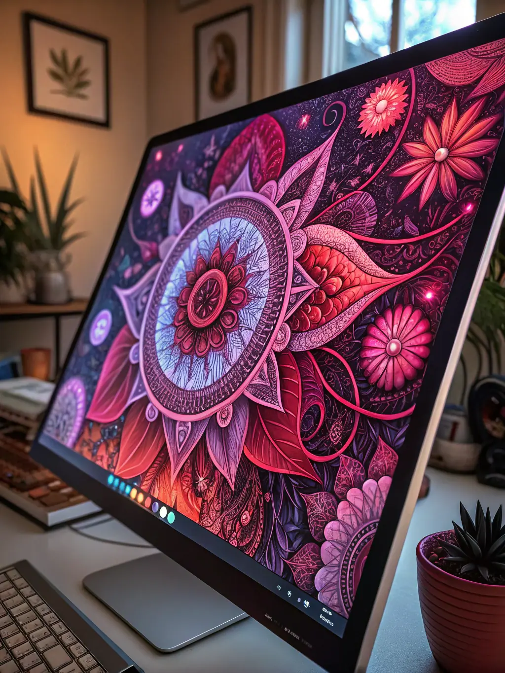 A captivating image of a digital art display at FRAC, showcasing the fusion of technology and art, promoting the upcoming digital art exhibition.